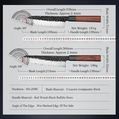 1PC-5PC Kitchen Knife Set