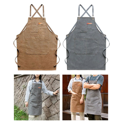 Canvas Kitchen Apron Hair Apron