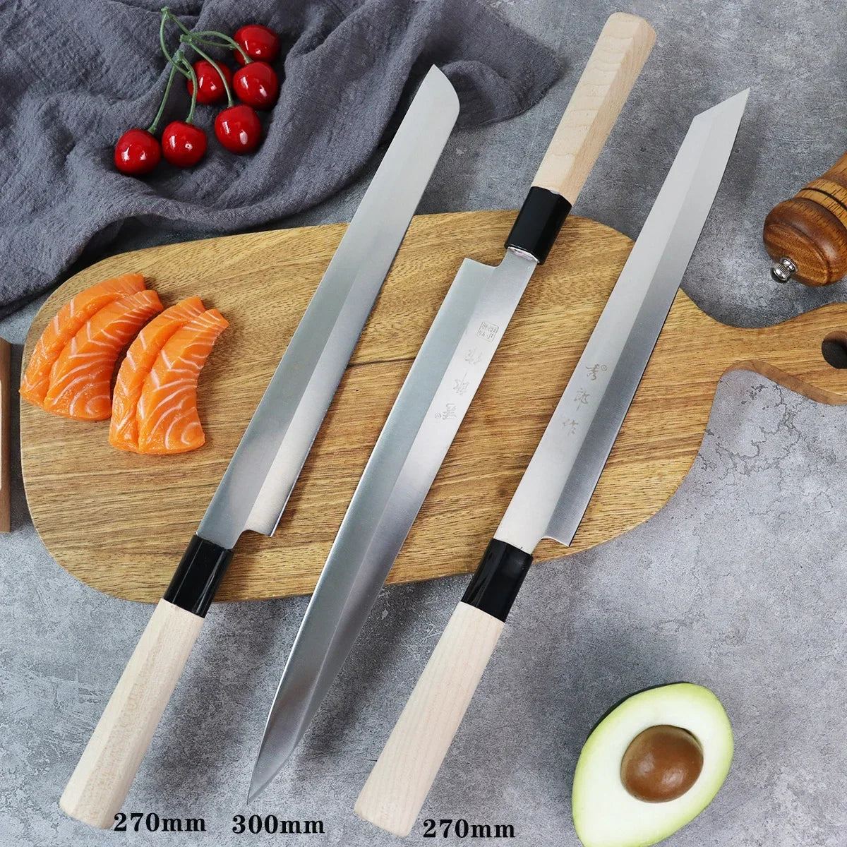 Japanese Yanagiba Sashimi Knife Set