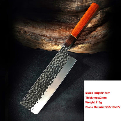 Hammer Forged Chef Knives Set Japanese Knives