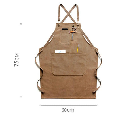 Canvas Kitchen Apron Hair Apron