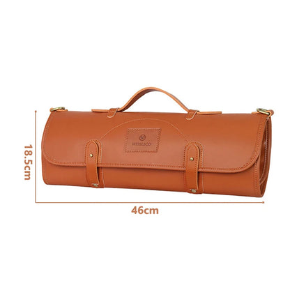 Professional Leather Chef Knife Bag Roll Bag