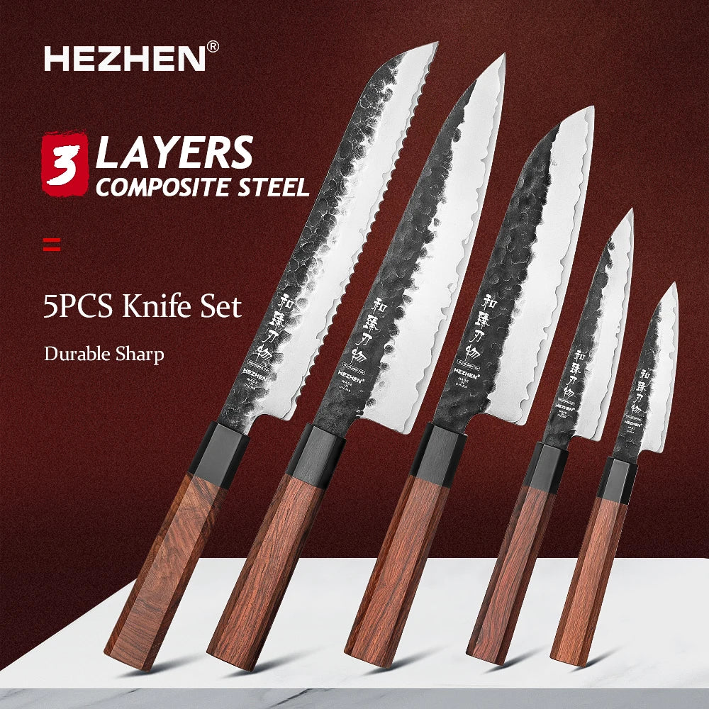 1PC-5PC Kitchen Knife Set