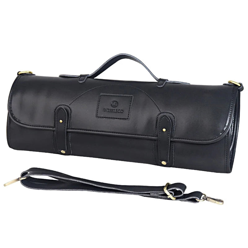 Professional Leather Chef Knife Bag Roll Bag